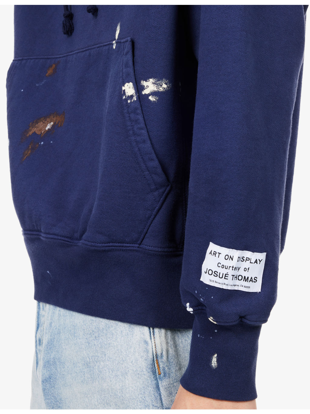 Paint Logo Relaxed-Fit Cotton-Jersey Hoodie - 5