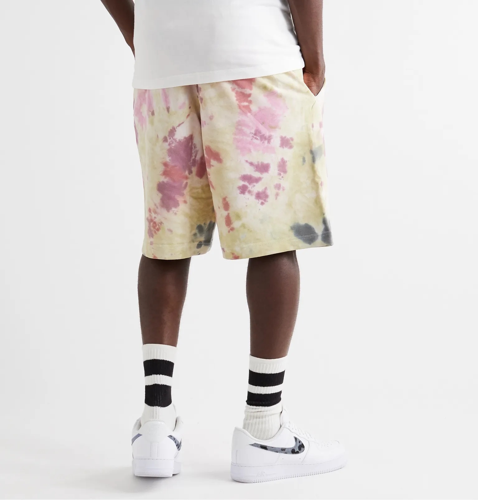 Tie-Dye Loopback Cotton-Jersey Shorts - 4