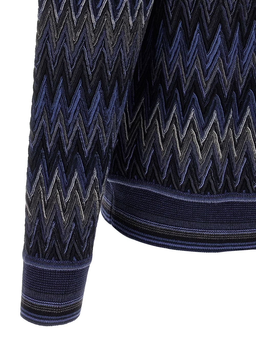 zigzag-pattern wool sweater - 3