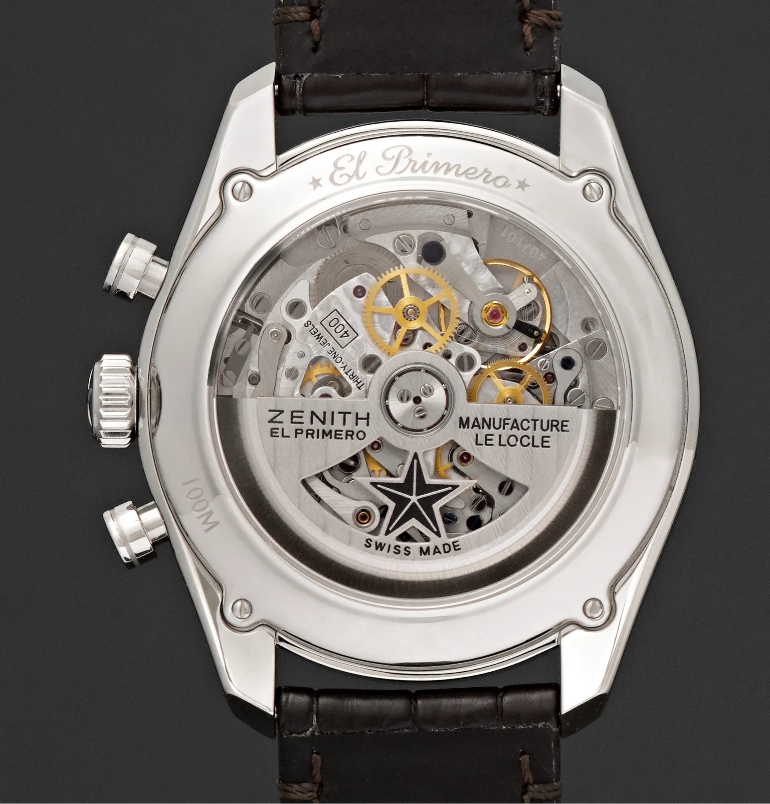 El Primero 42mm Stainless Steel and Alligator Watch, Ref. No. 03.2080.400/01.C494 - 5