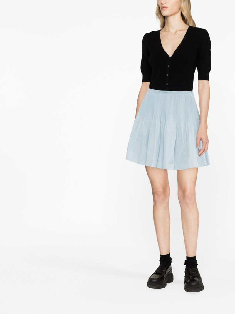 REDValentino pleated taffeta skirt outlook