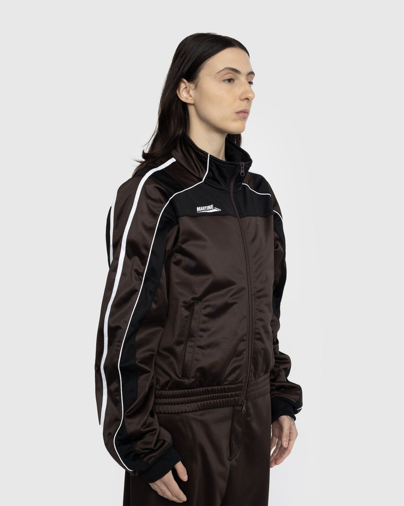 Martine Rose – Shrunken Track Jacket Brown 4