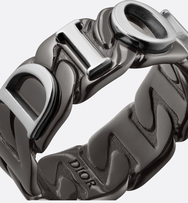 Dior Contrast Chain Link Ring 4