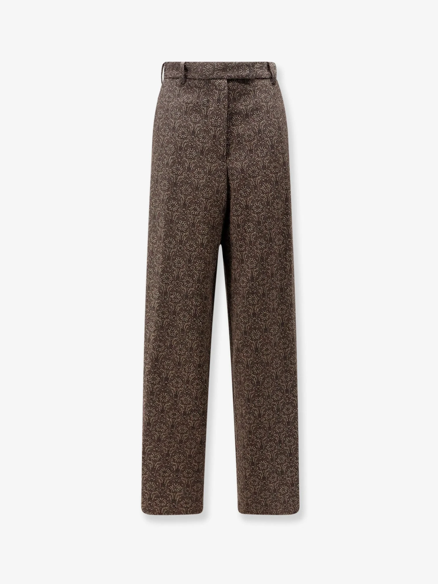 Penn Embroidered Viscose Trousers - 1
