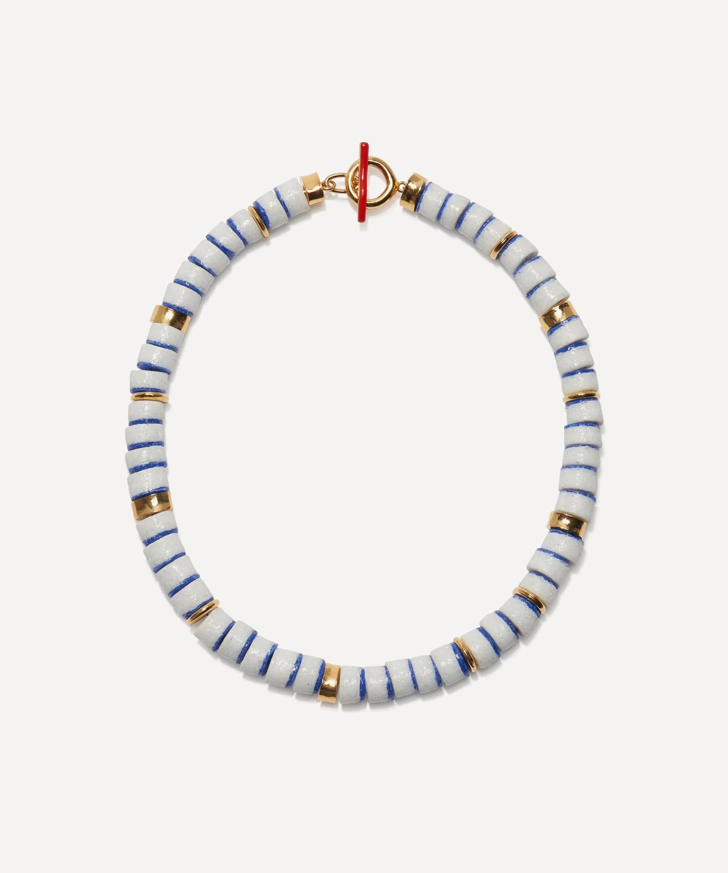 Gold-Plated Lido Bead Necklace - 1