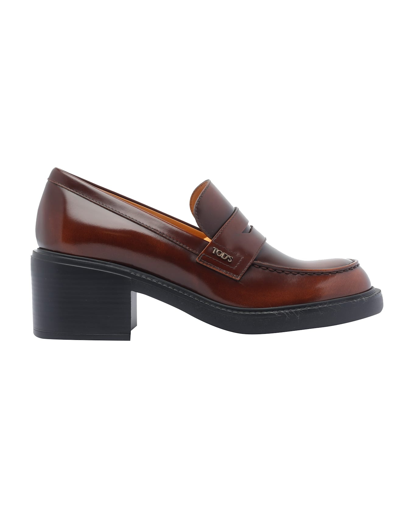 Leather Pump Loafers - 1