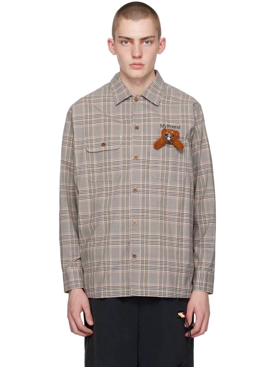 Gray With My Friend Shirt - 1