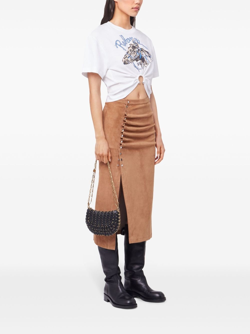logo-print T-shirt - 3