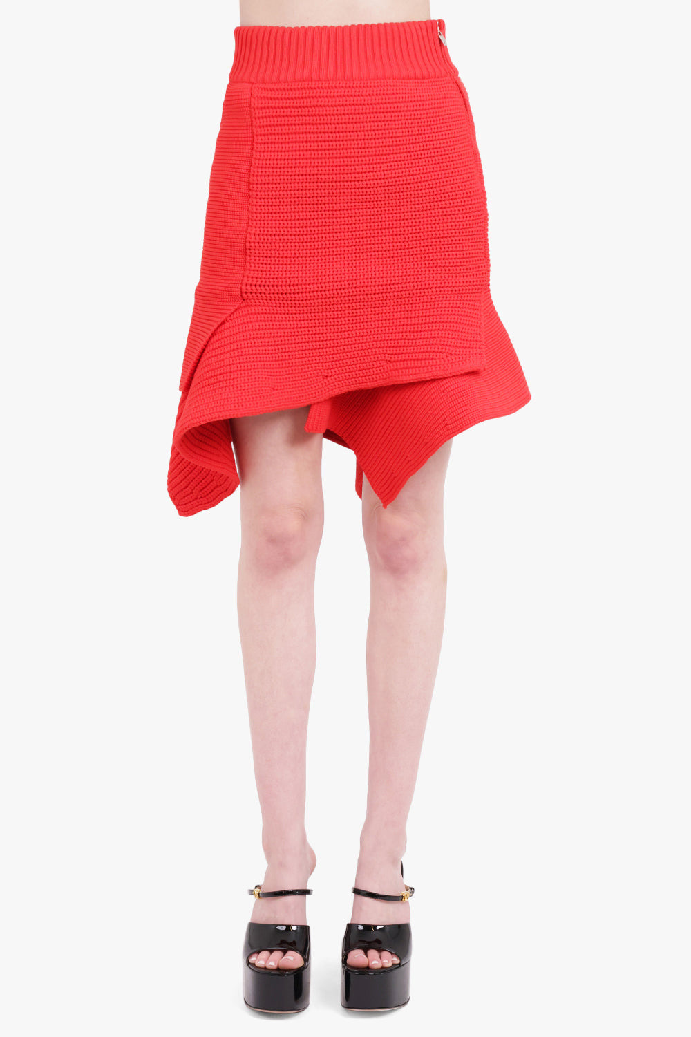 KNIT SKIRT | RED - 3