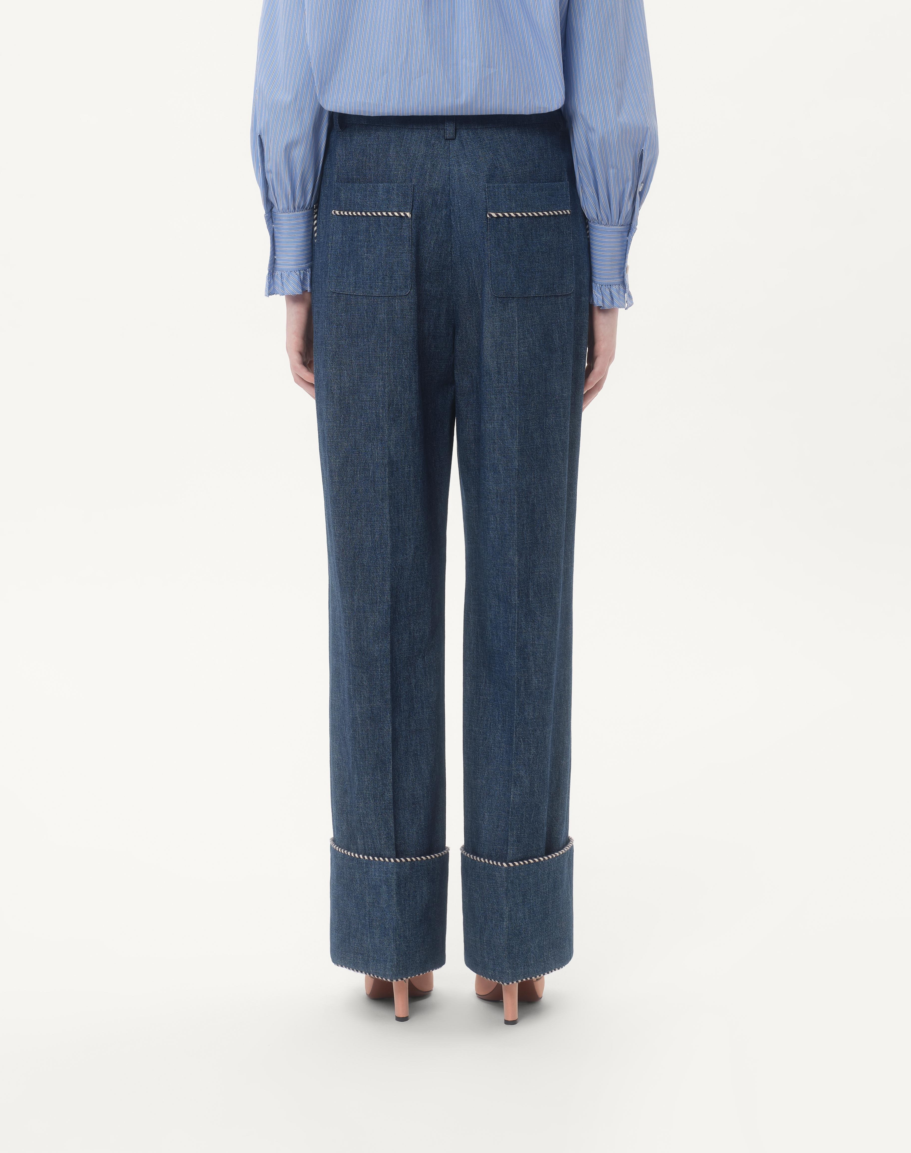 DENIM CHAMBRAY PANTS - 5