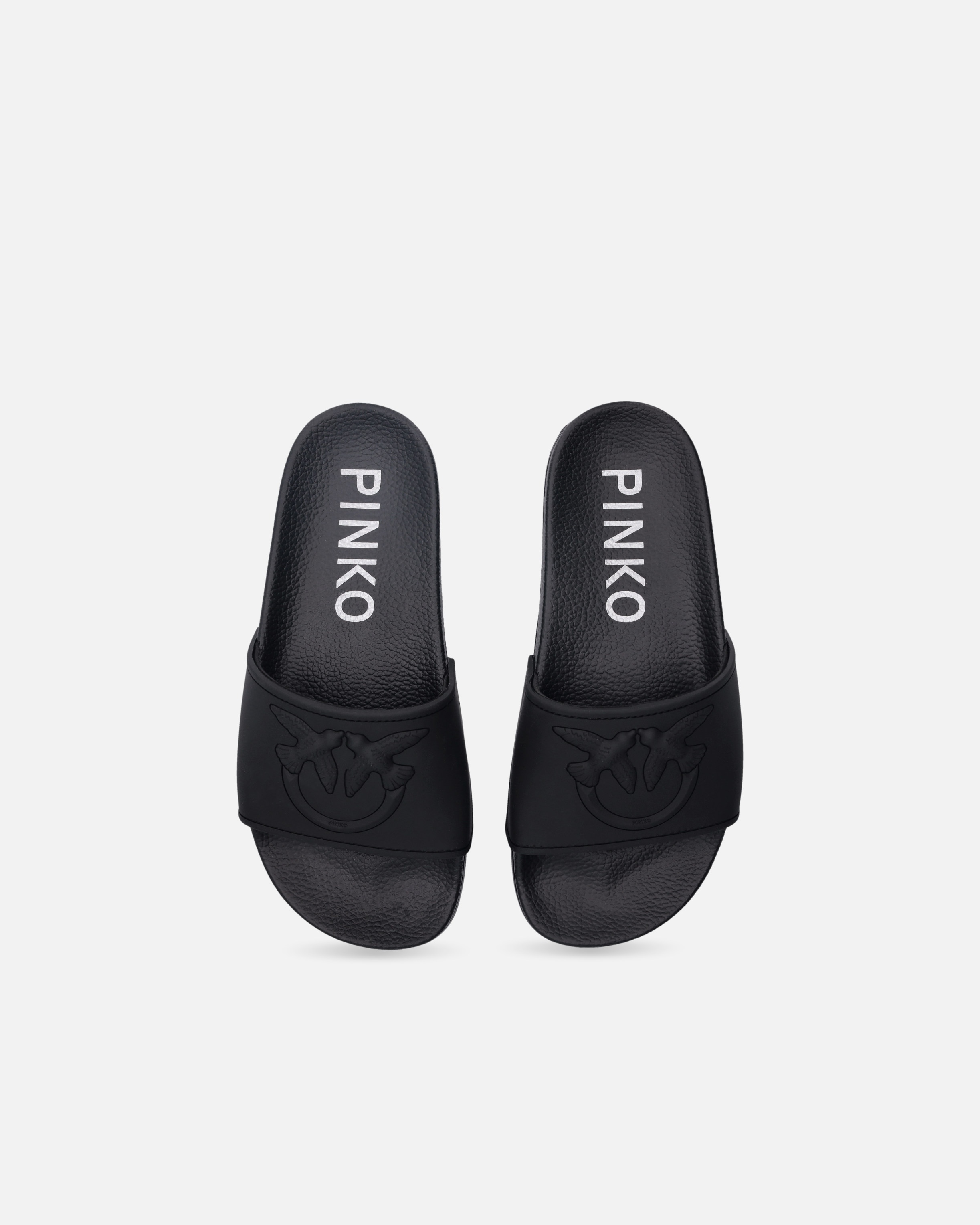 RUBBERIZED SLIPPERS WITH LOVE BIRDS LOGO BAND - 9