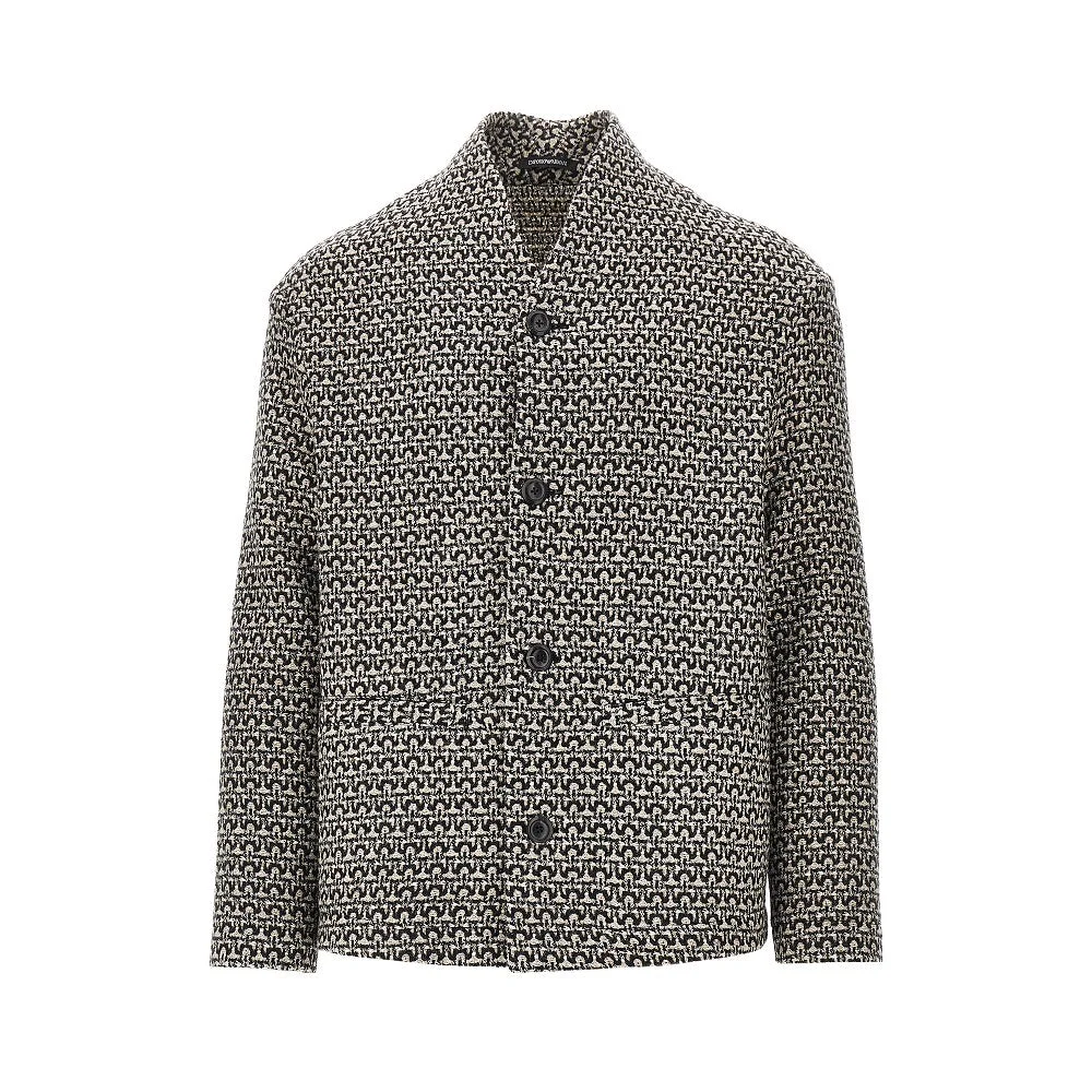 Emporio Armani Multicoloured Wool Jacket Men - 1