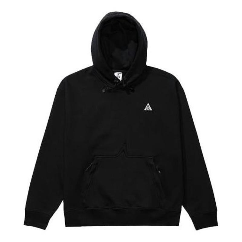 Nike ACG Casual Embroidered Logo hooded Pullover Long Sleeves Black CW4490-013 - 1