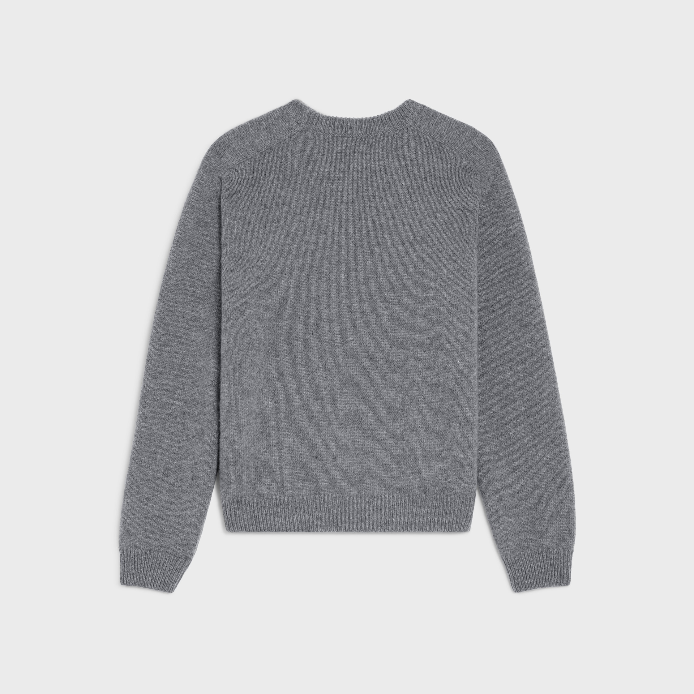 triomphe crew neck sweater in wool and cashmere - 2