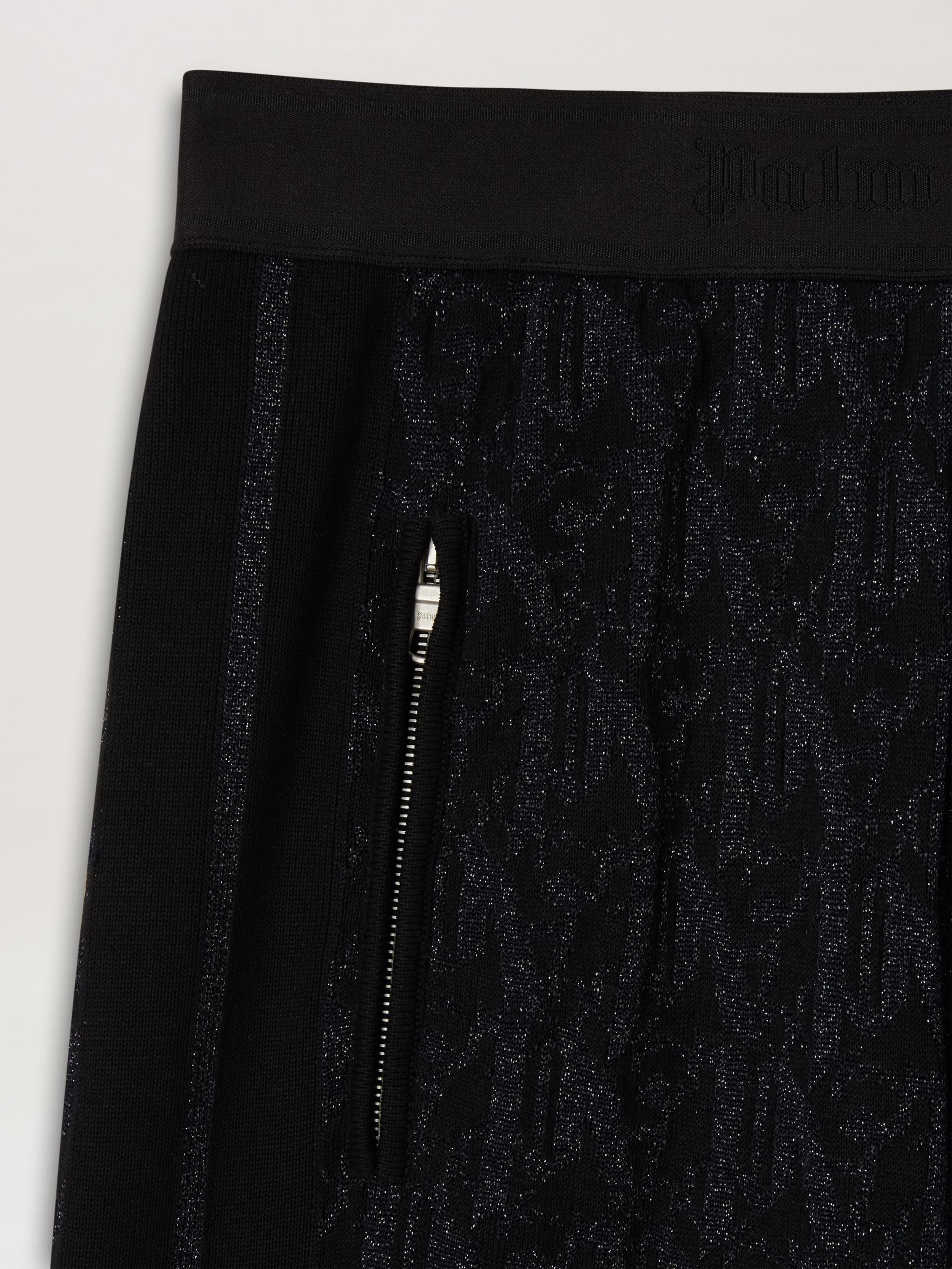 Monogram Jaquard Knit Wide Pants - 3