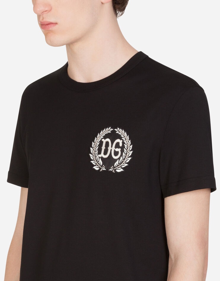 Cotton t-shirt with DG patch - 4