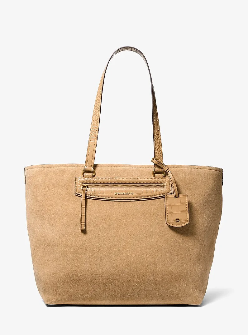 Jet Set Travel Extra-Large Suede Tote Bag - 1