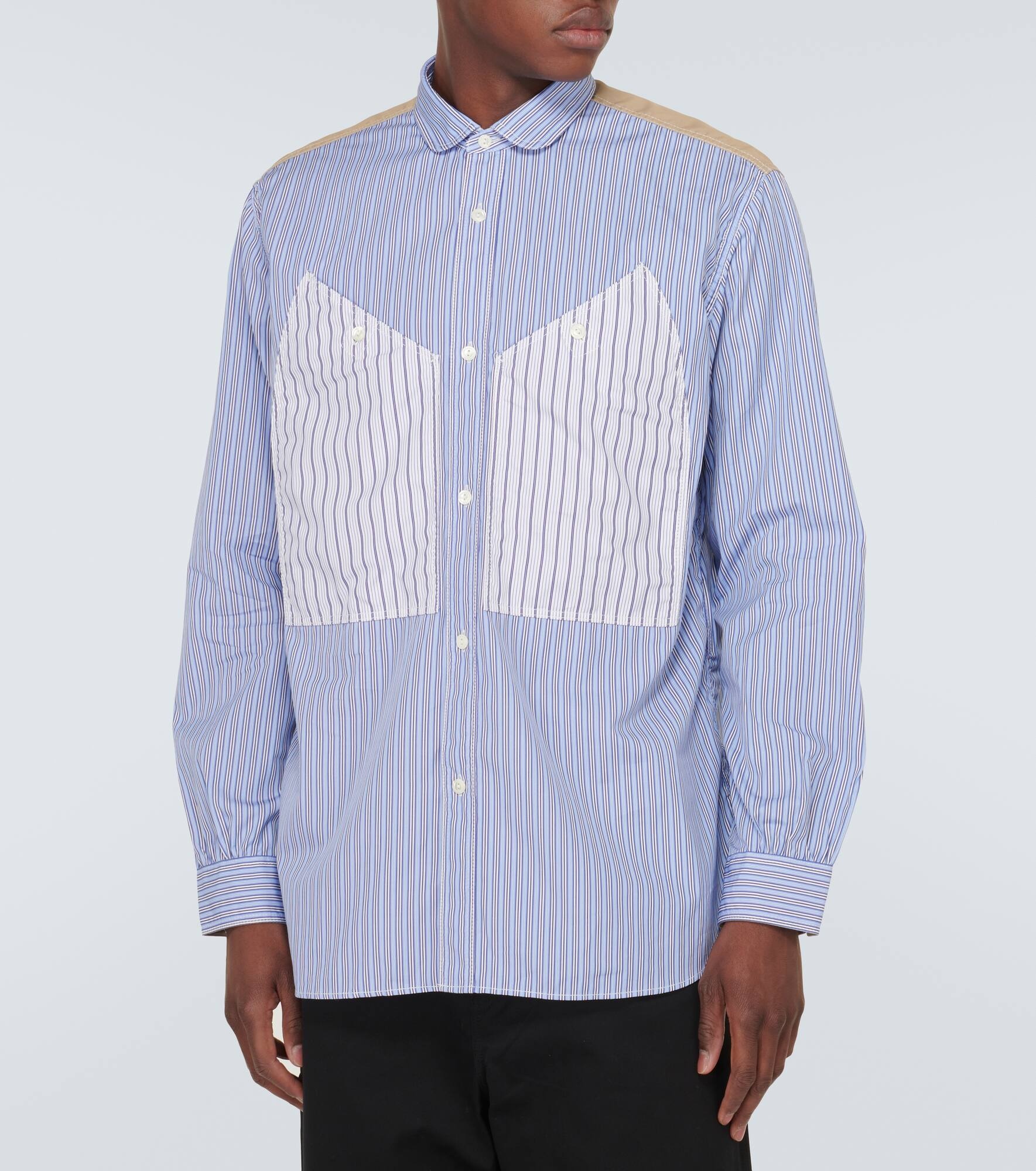 x Roy Lichtenstein patchwork cotton shirt - 3