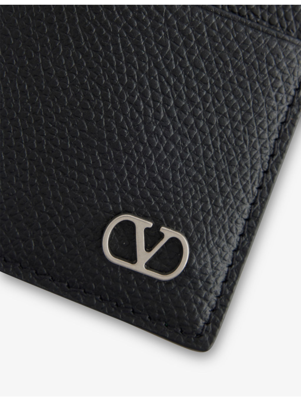 VLogo Leather Card Holder - 2