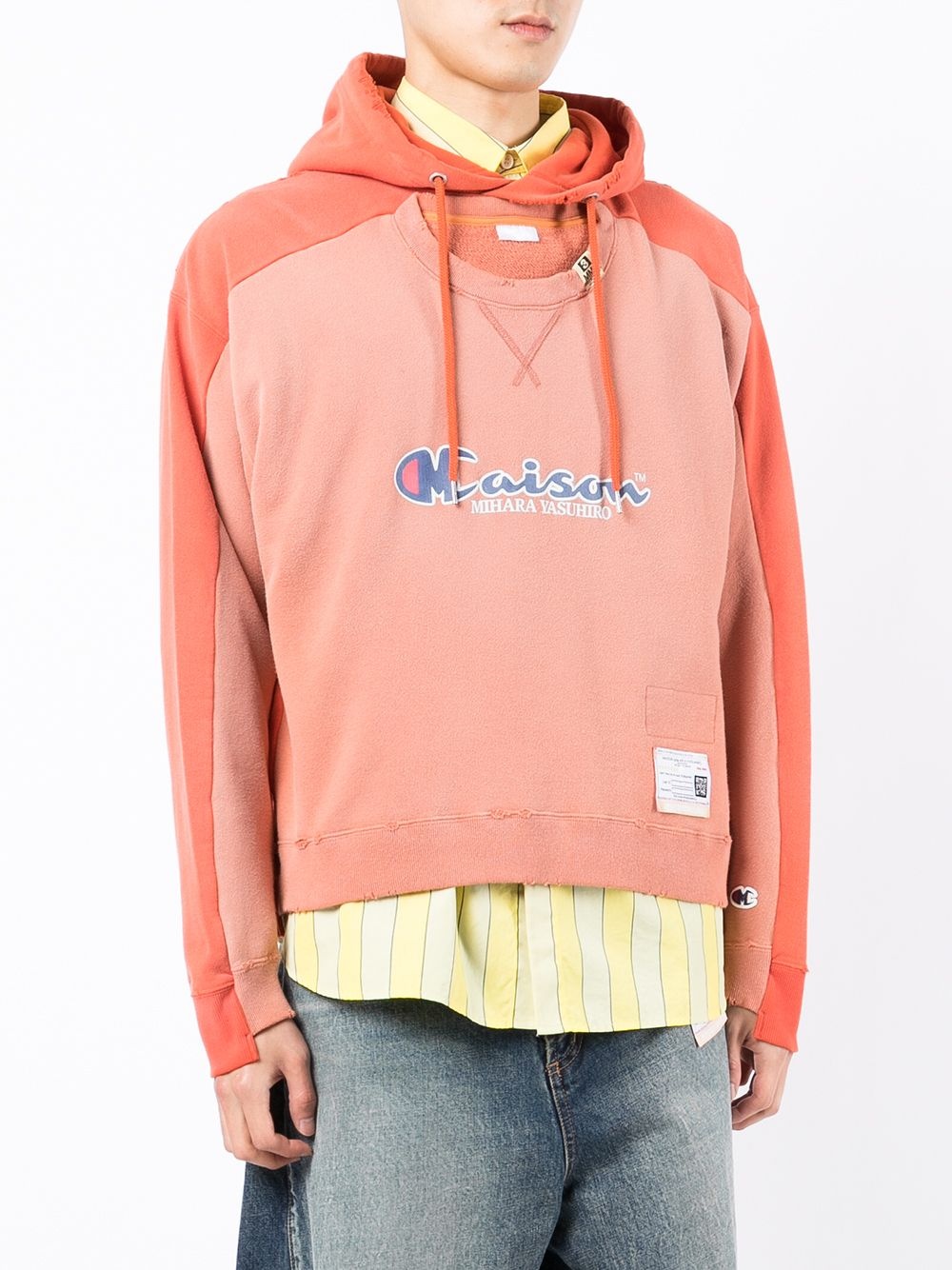 logo-print hoodie - 3