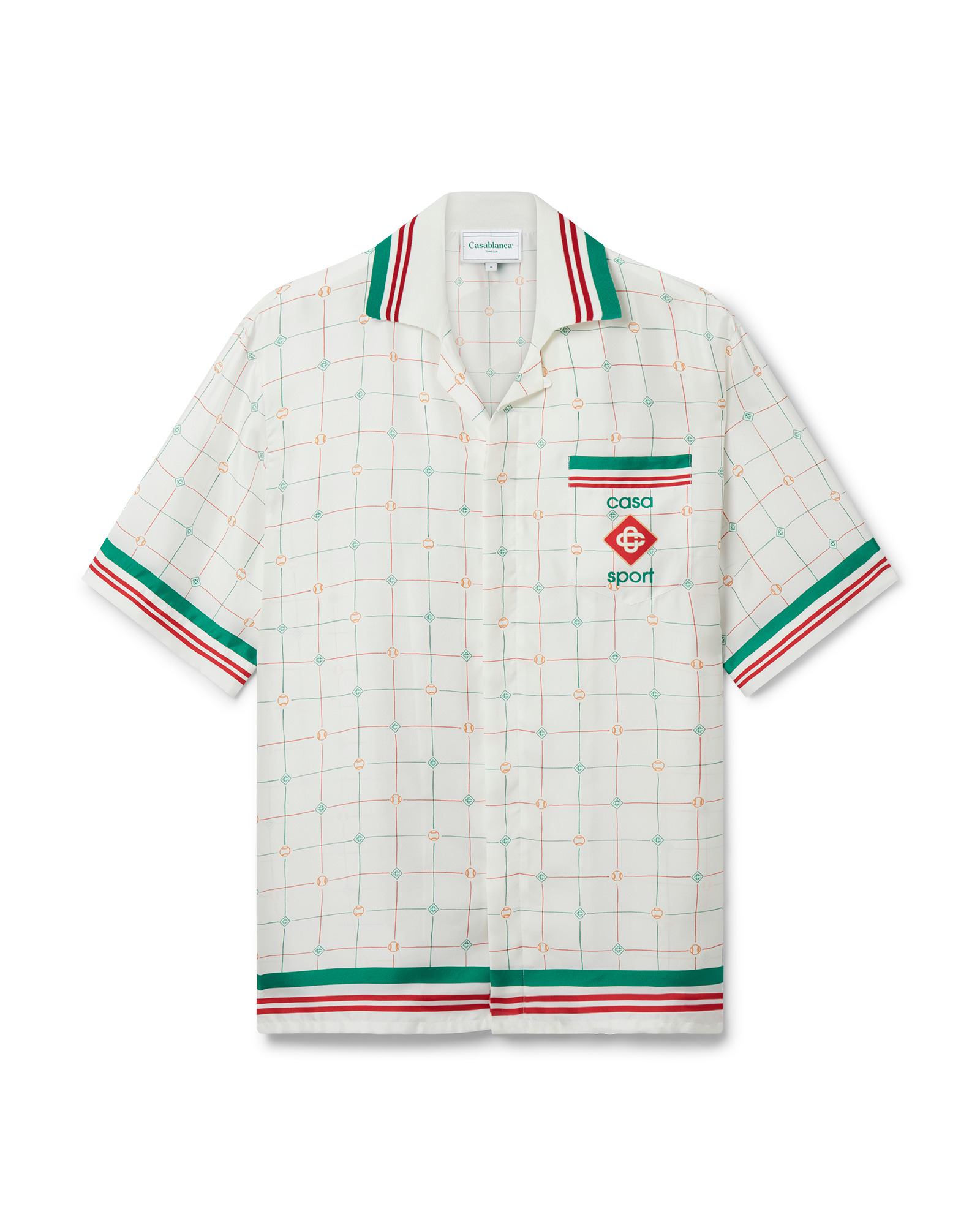 Tennis Club Check Silk Shirt - 1