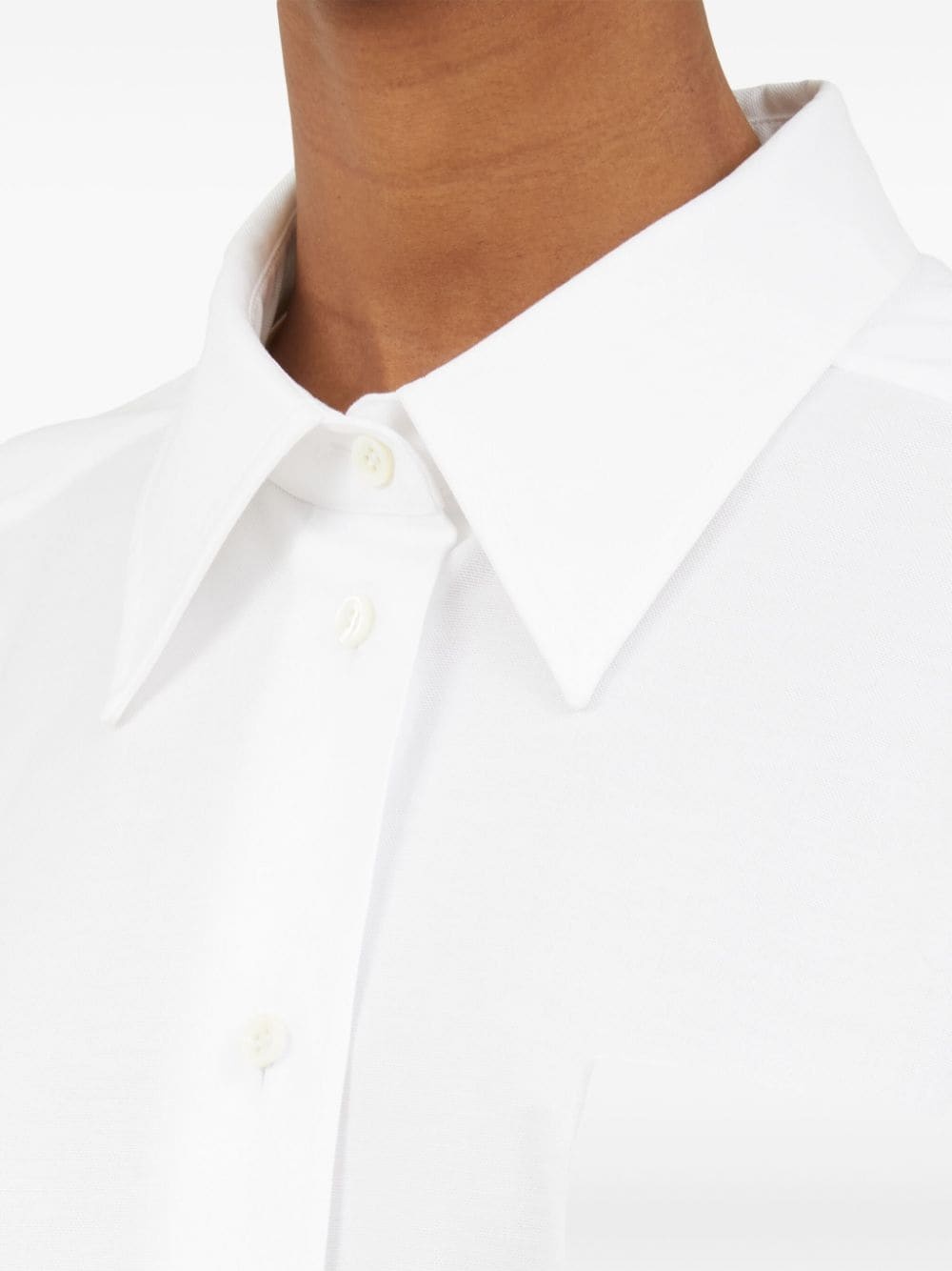 drop-shoulder cotton shirt - 7