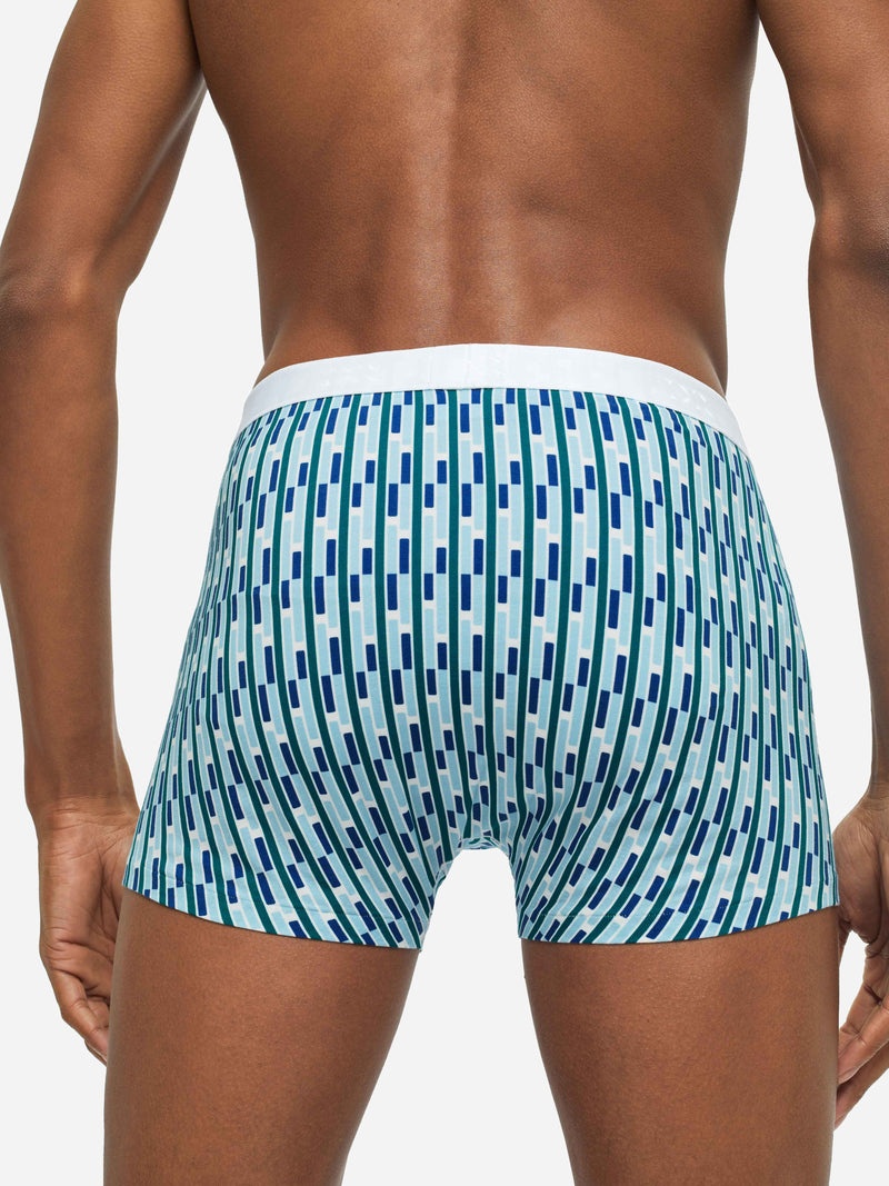 Men's Boxer Briefs Geometric 2 Pima Cotton Stretch Multi - 6