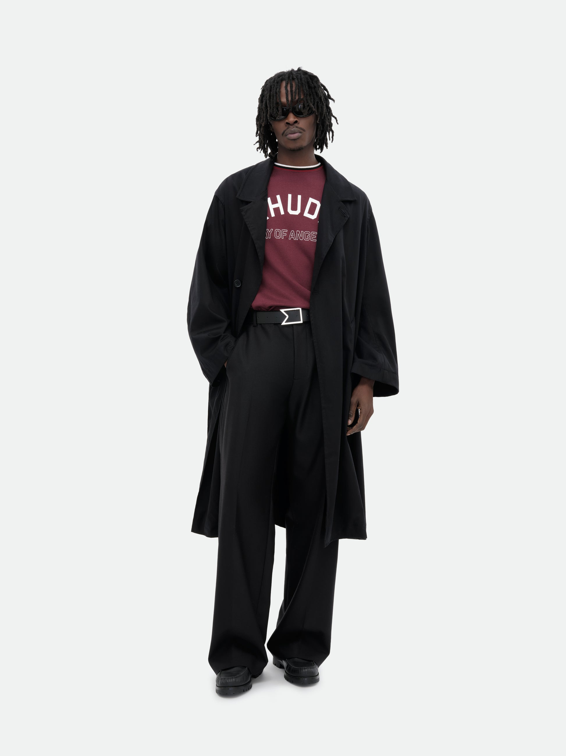 RHUDE LIGHTNING RINGER JERSEY TEE - 8