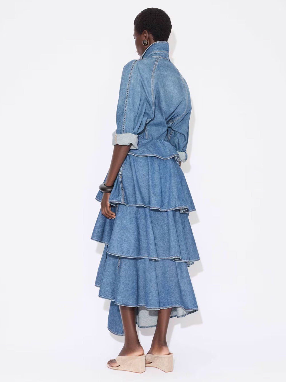 Gonna A Spirale In Denim - 4