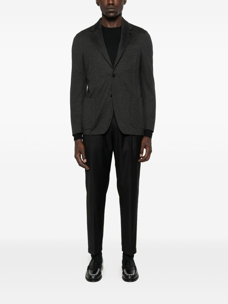 LARDINI two-button patch-pocket jacket outlook