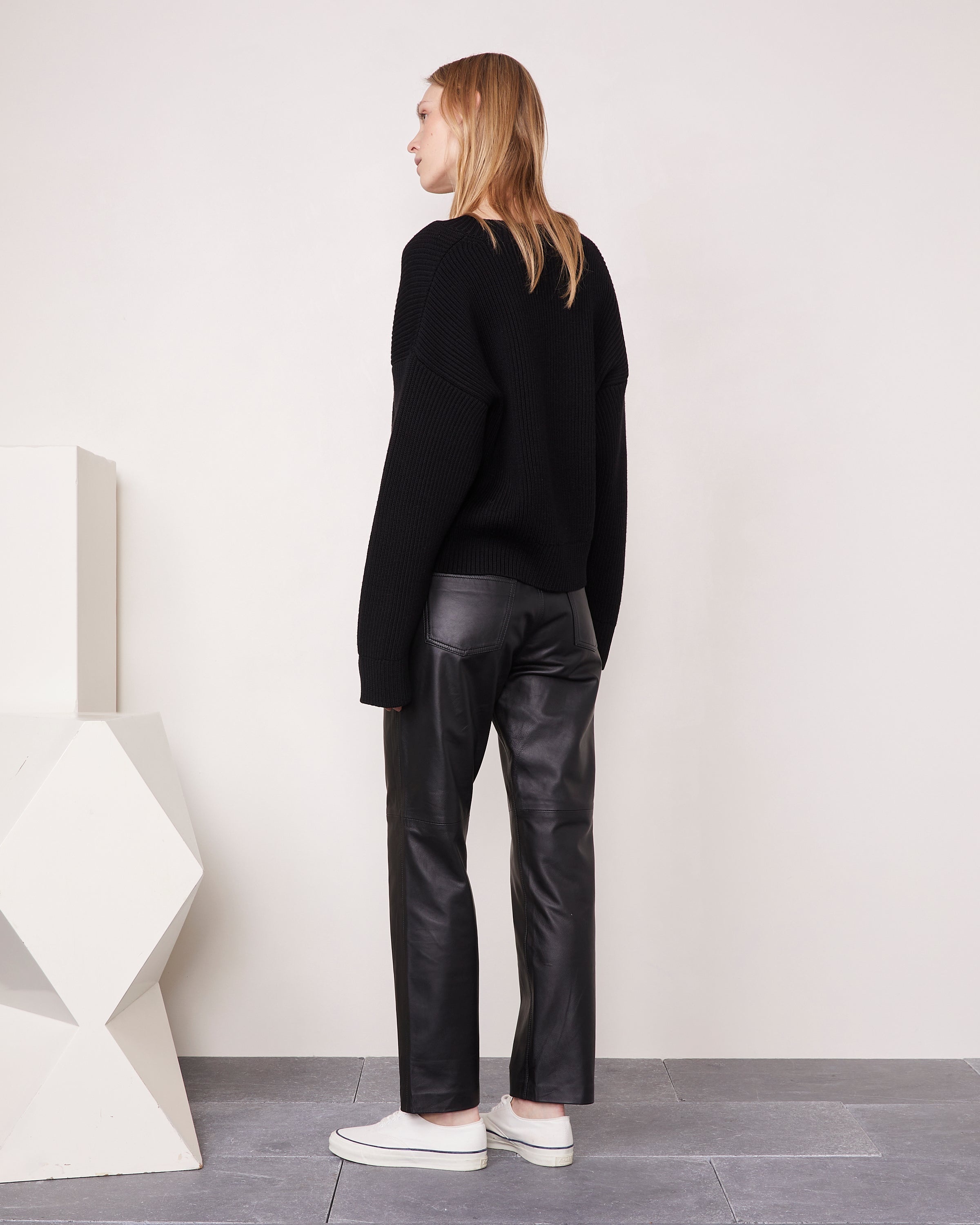 NAOMI LEATHER PANTS - 3