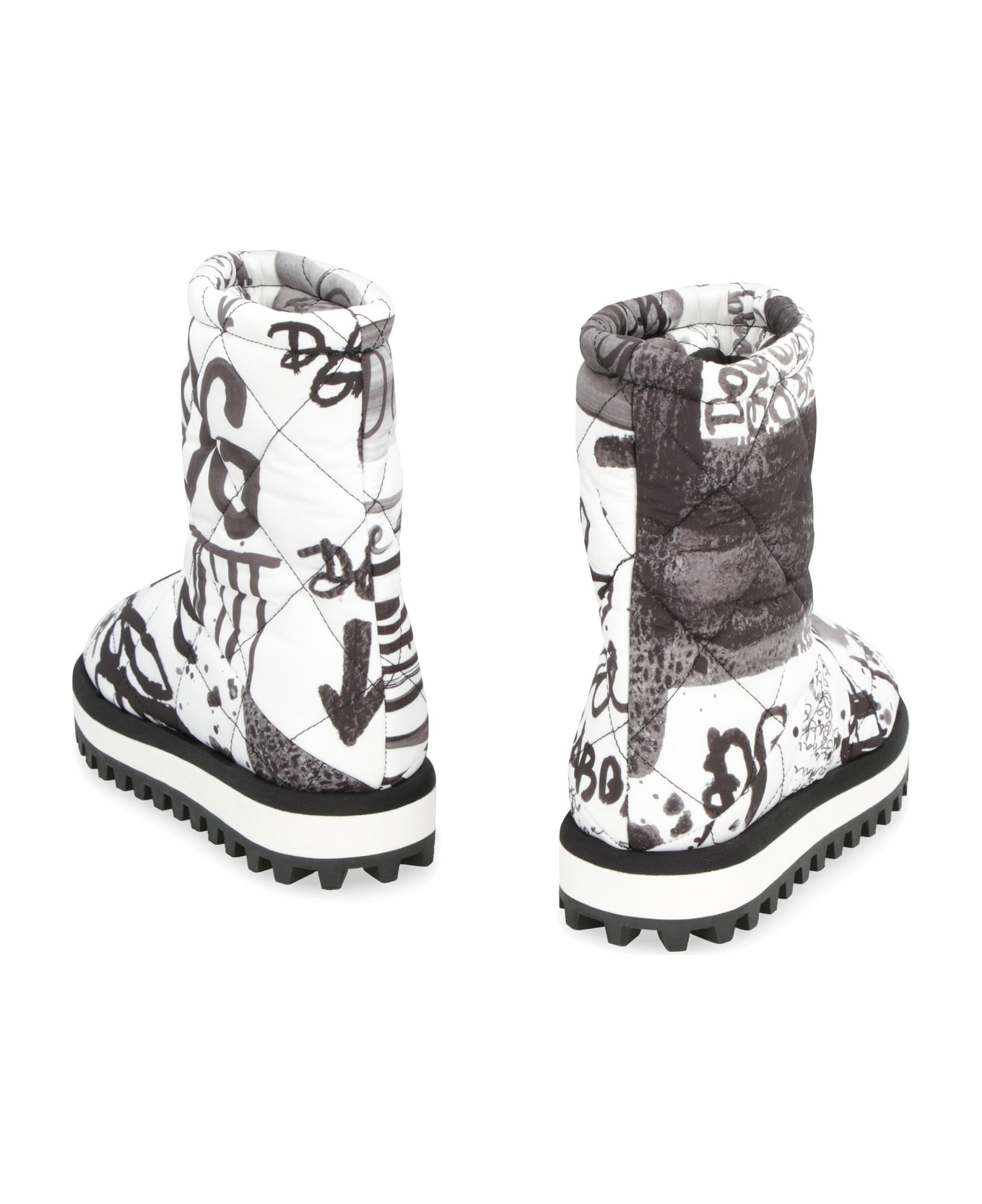 Printed Nylon Boots - 4
