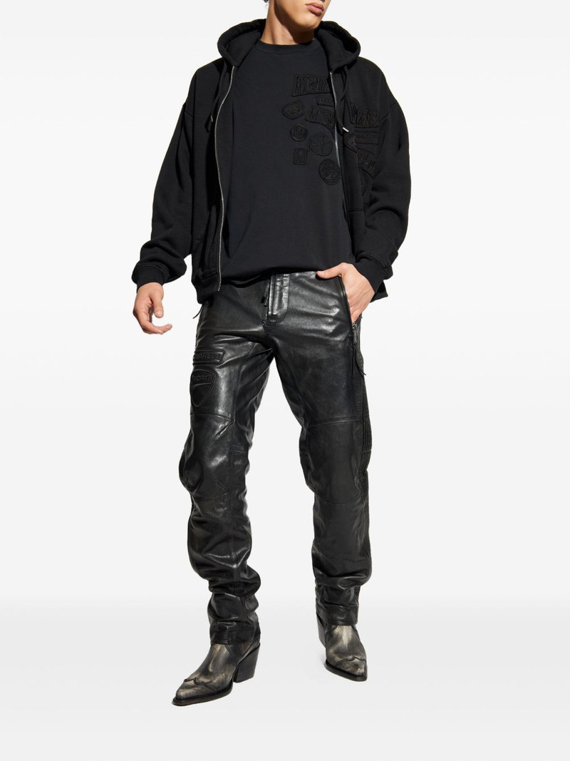 DSQUARED2 appliqué zip hoodie outlook