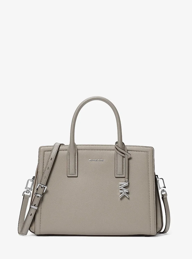 Laila Medium Color-Block Leather Satchel - 1