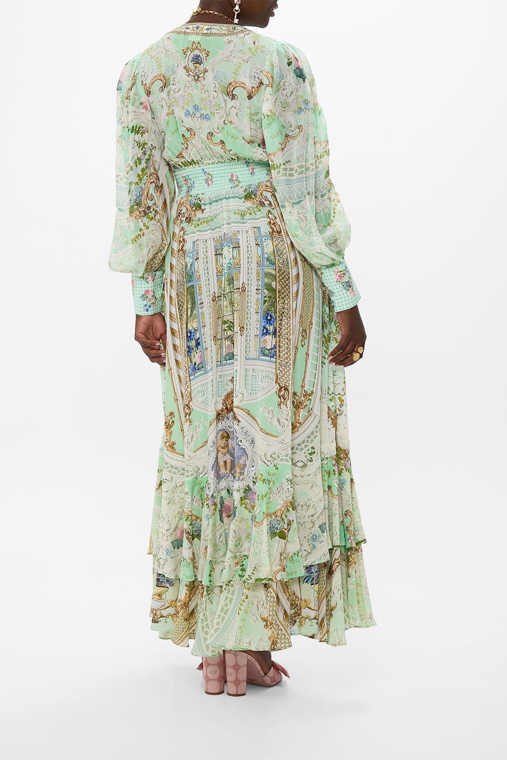 LONG BUTTON FRONT DRESS - 3