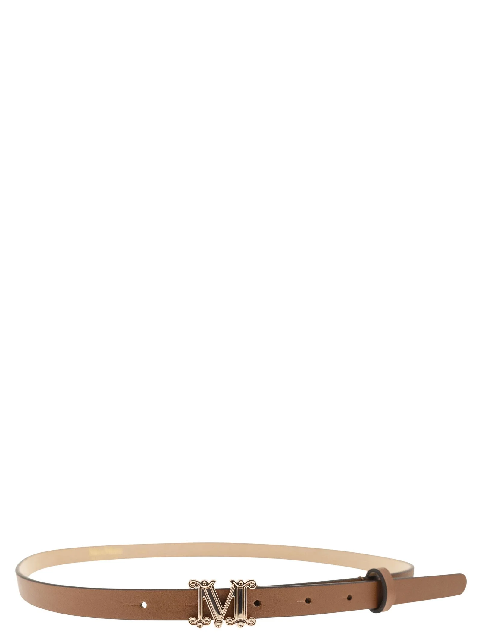 Max Mara Women Mgraziata15 - Monogram Leather Belt - 1