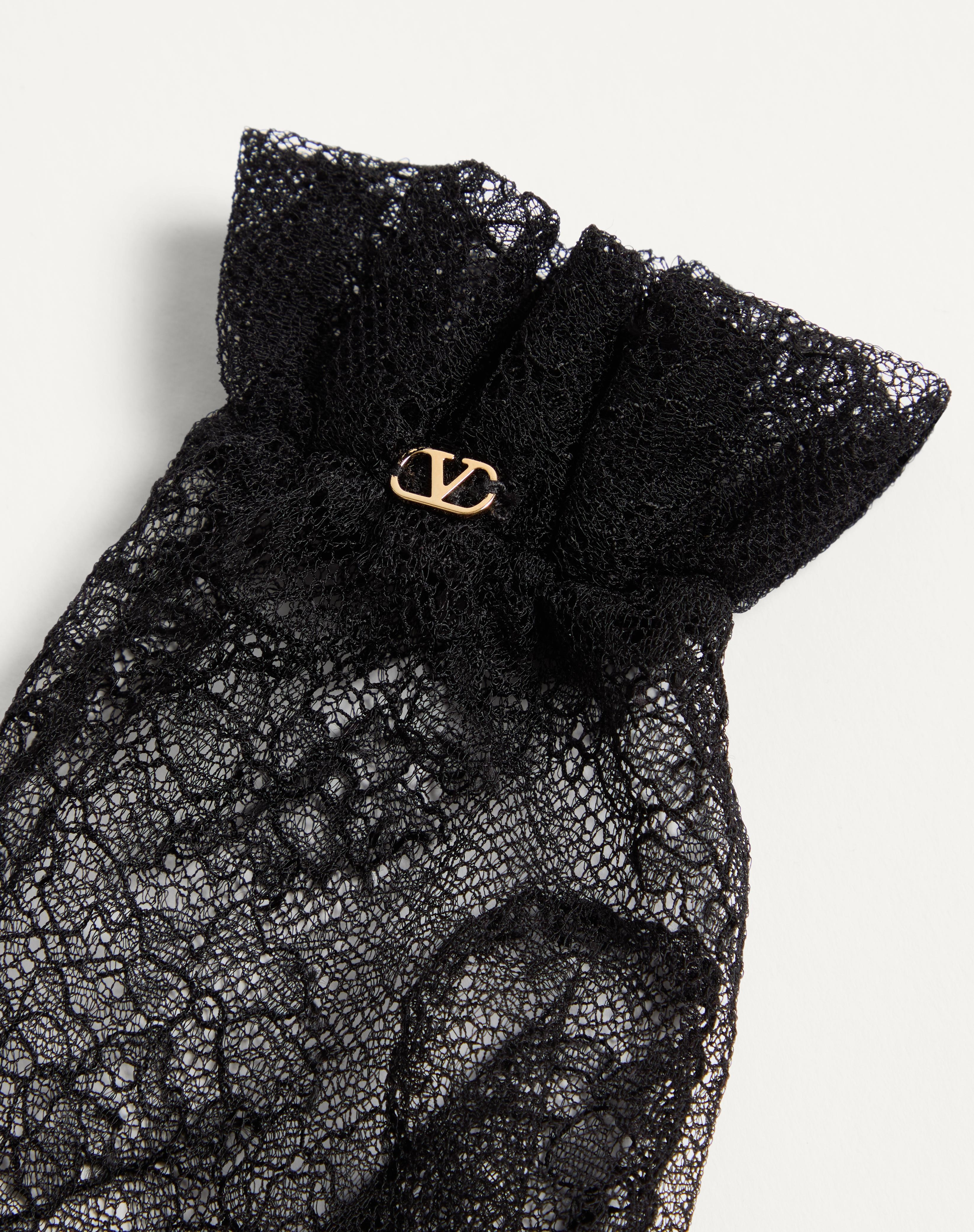 VLOGO SIGNATURE LACE GLOVES - 3