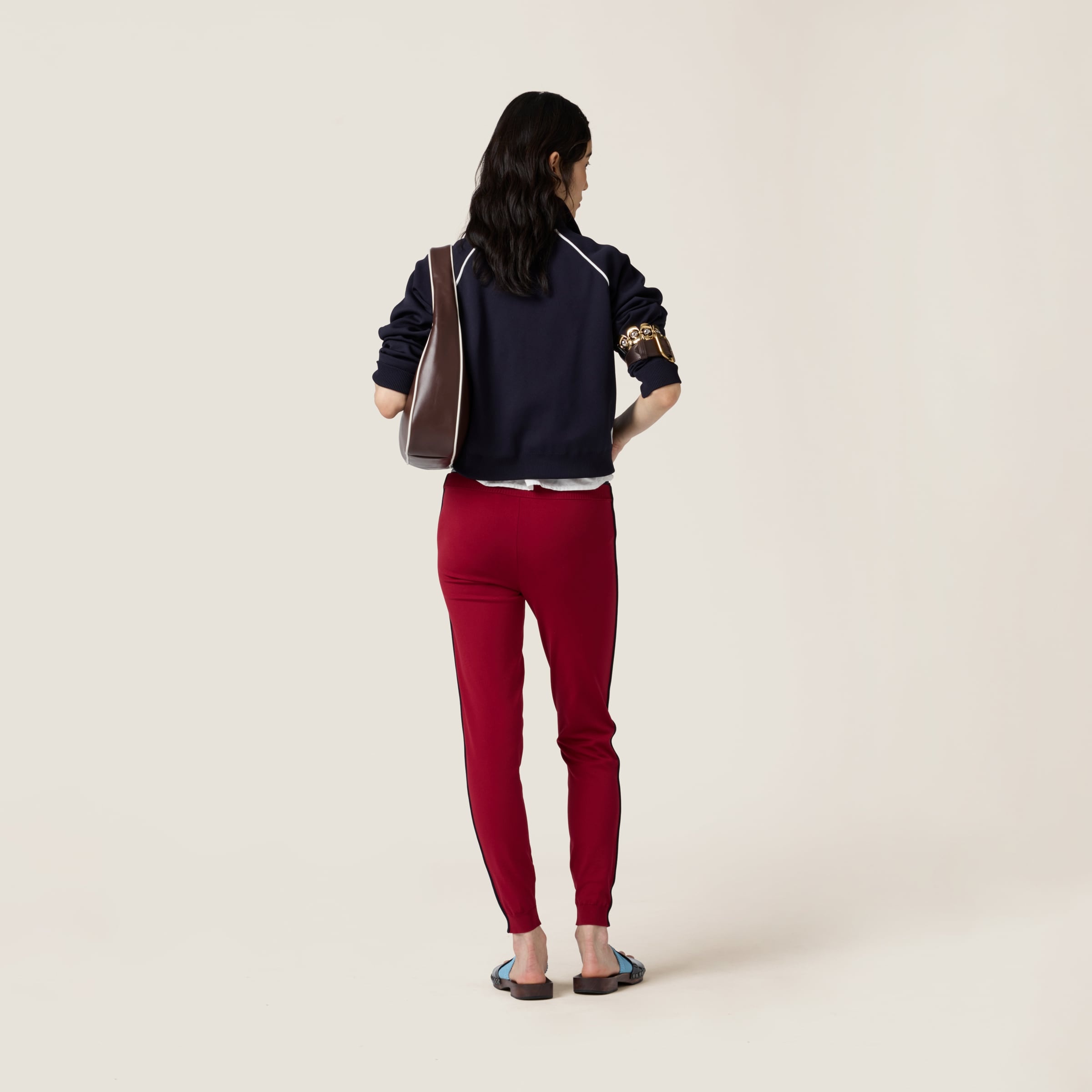 Technical yarn zipper cardigan - 3