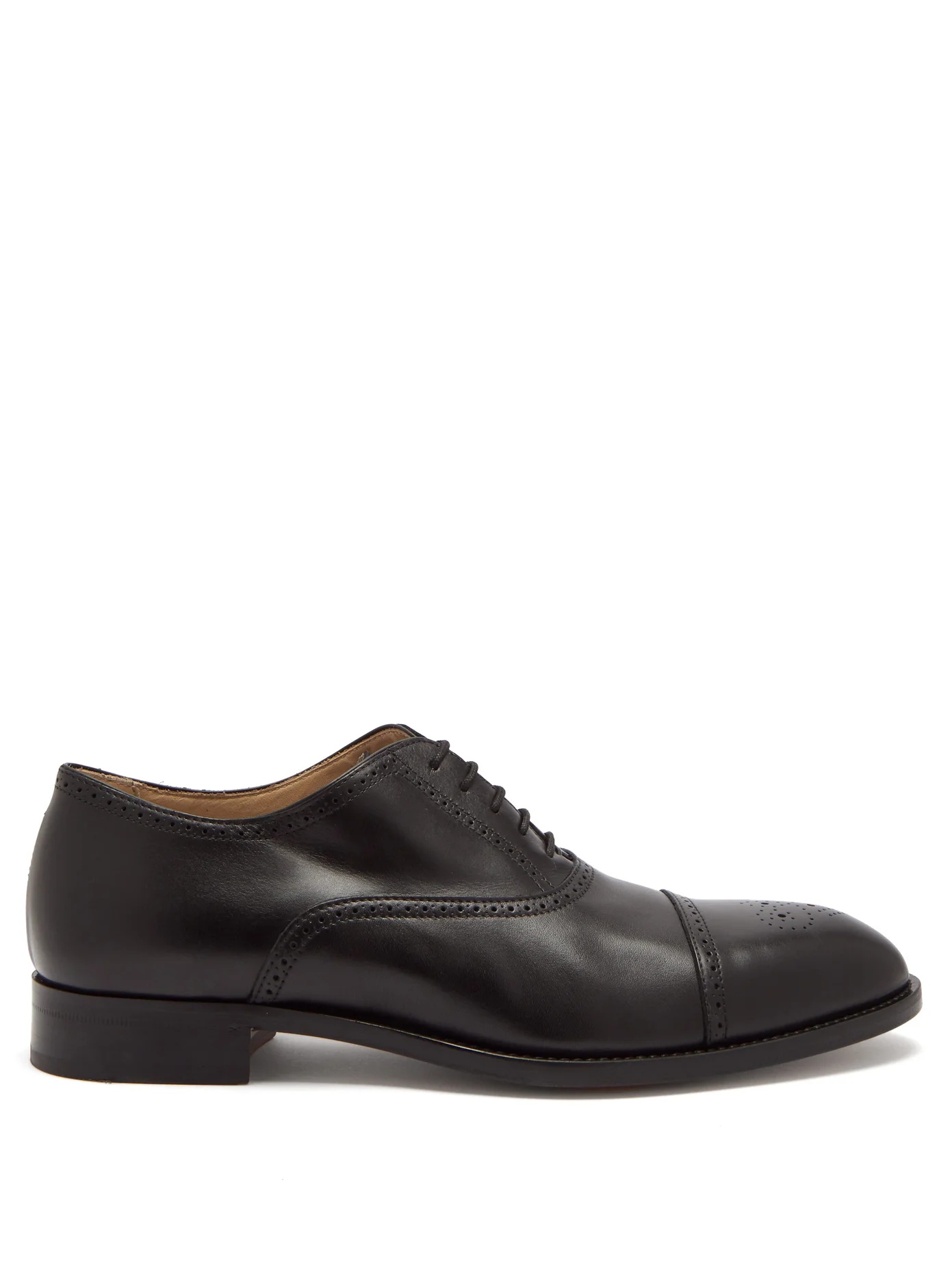 Sonnet brogued-leather Oxford shoes - 1