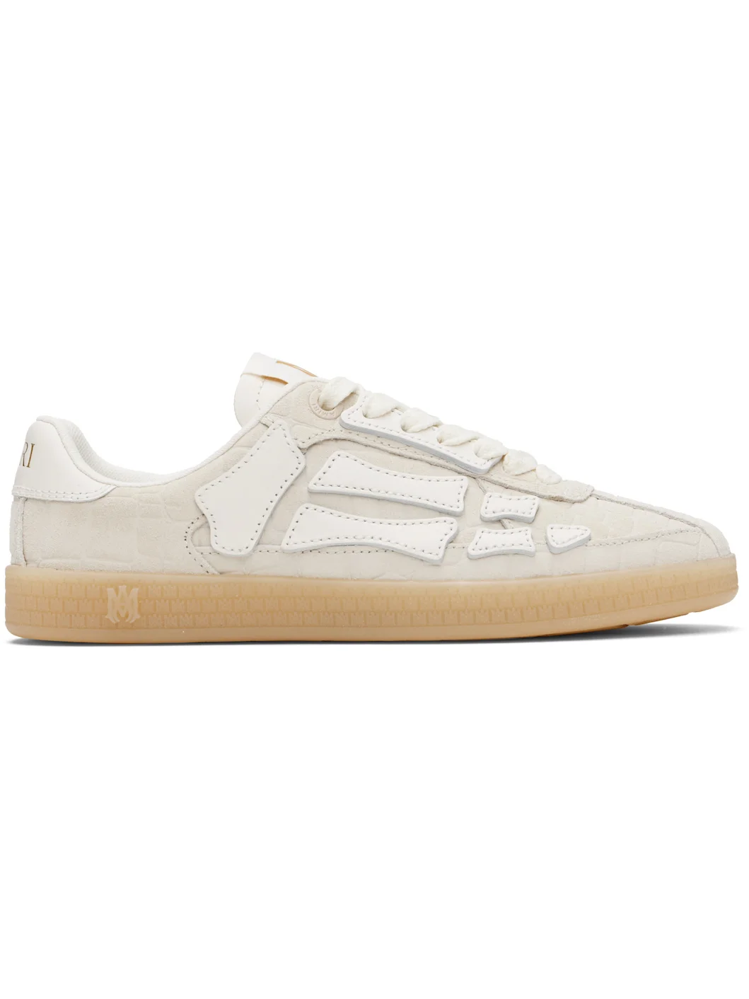 Off-White Croc Debossed Pacific Bones Sneakers - 1
