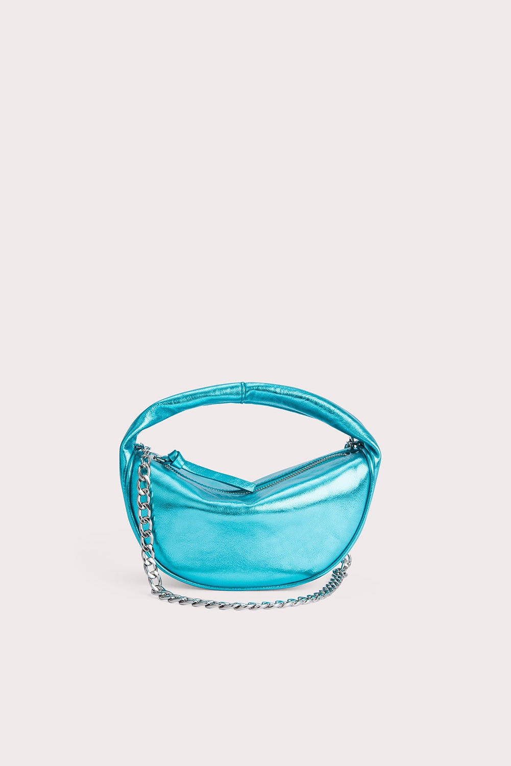 Baby Cush Aquamarine Metallic Leather - 1