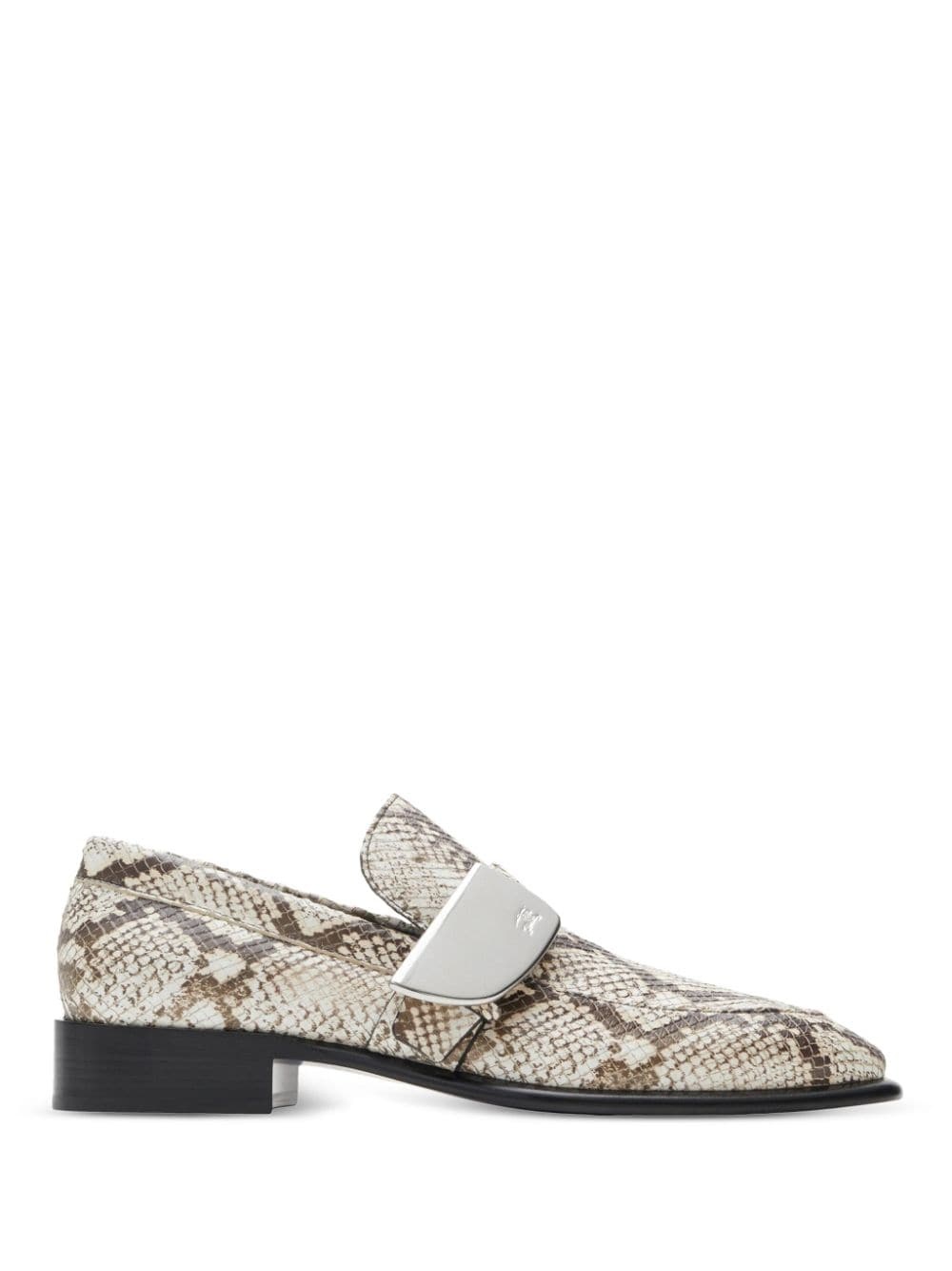 Shield python-print loafers - 1