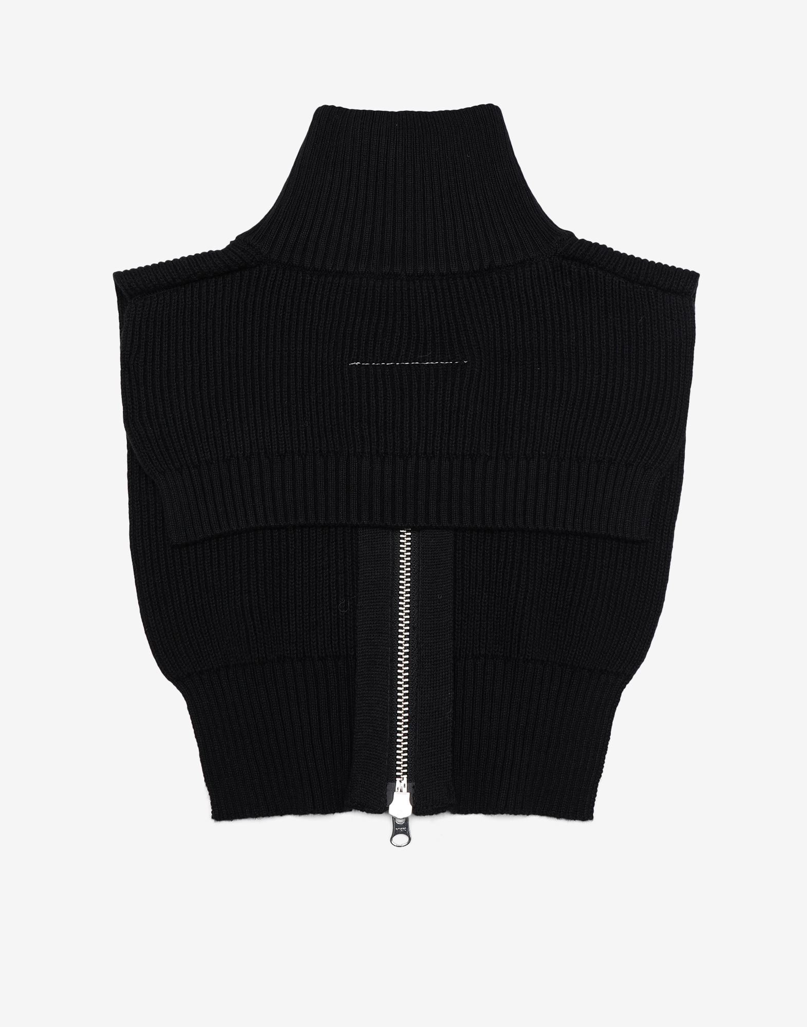 High-neck knit collar - 2