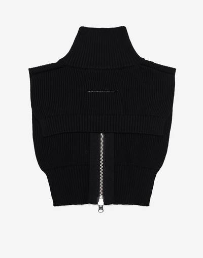 MM6 Maison Margiela High-neck knit collar outlook