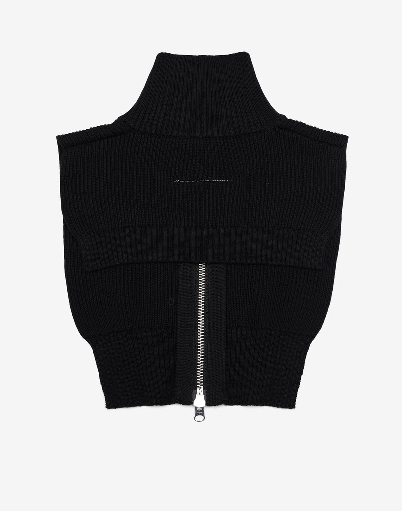 MM6 Maison Margiela High-neck knit collar outlook