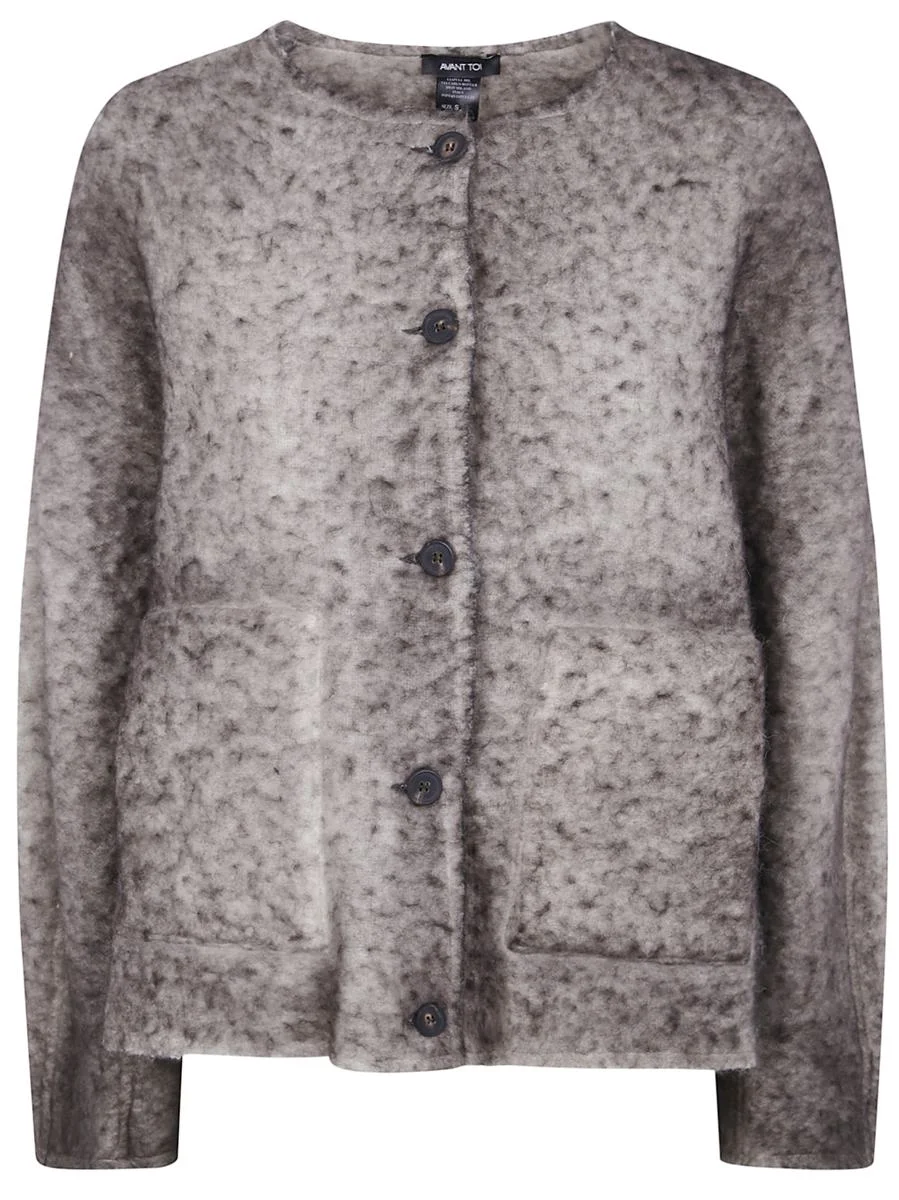 Avant Toi "Hand Painted" Alpaca Round Neck Jacket Clothing - 1