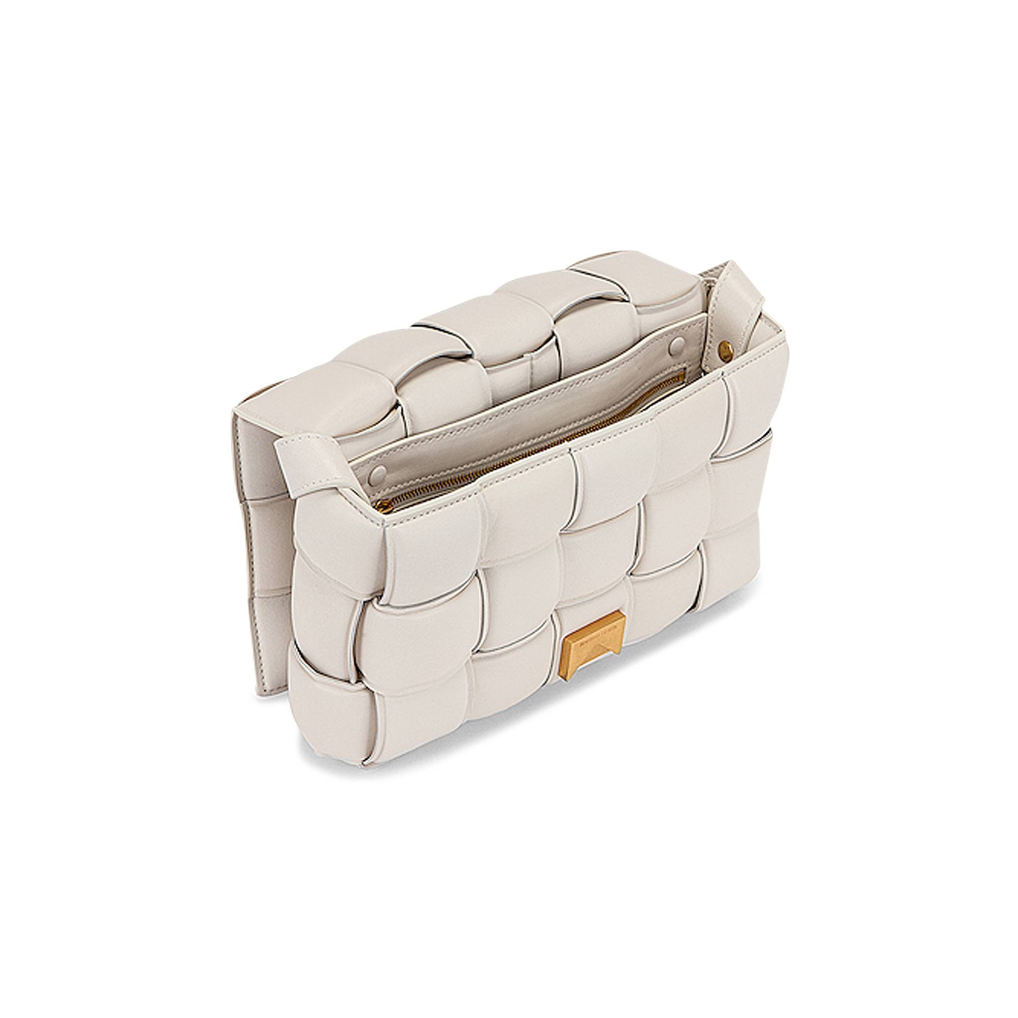 Bottega Veneta Padded Cassette Bag 'Chalk/Gold' - 3