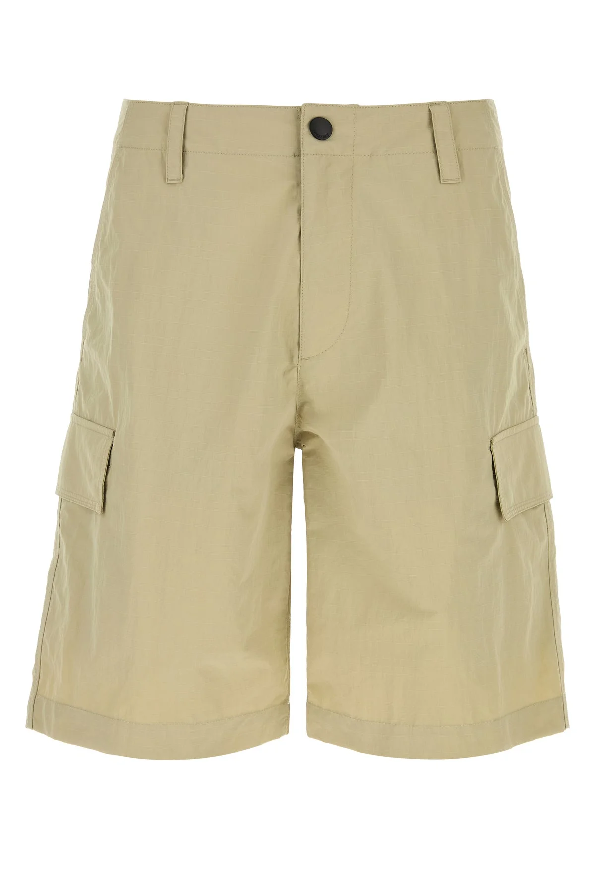 Beige nylon bermuda shorts - 1