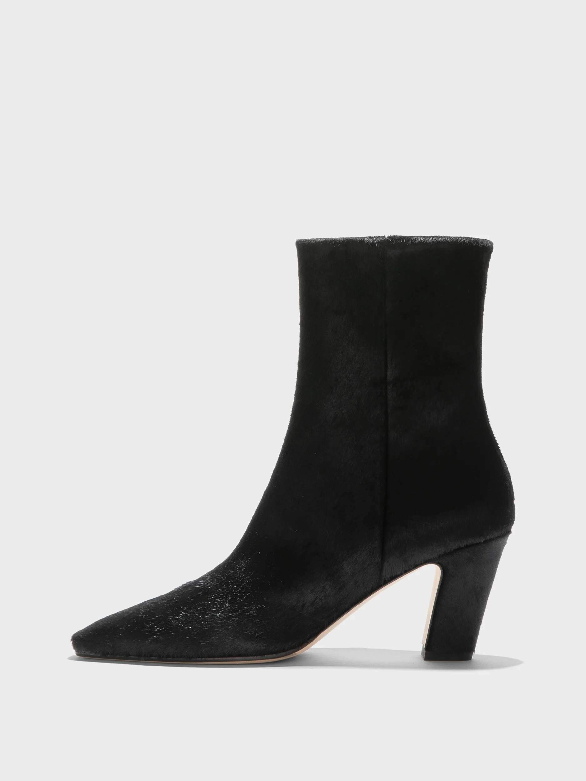 Maris Pony Hair Ankle Boots - 1