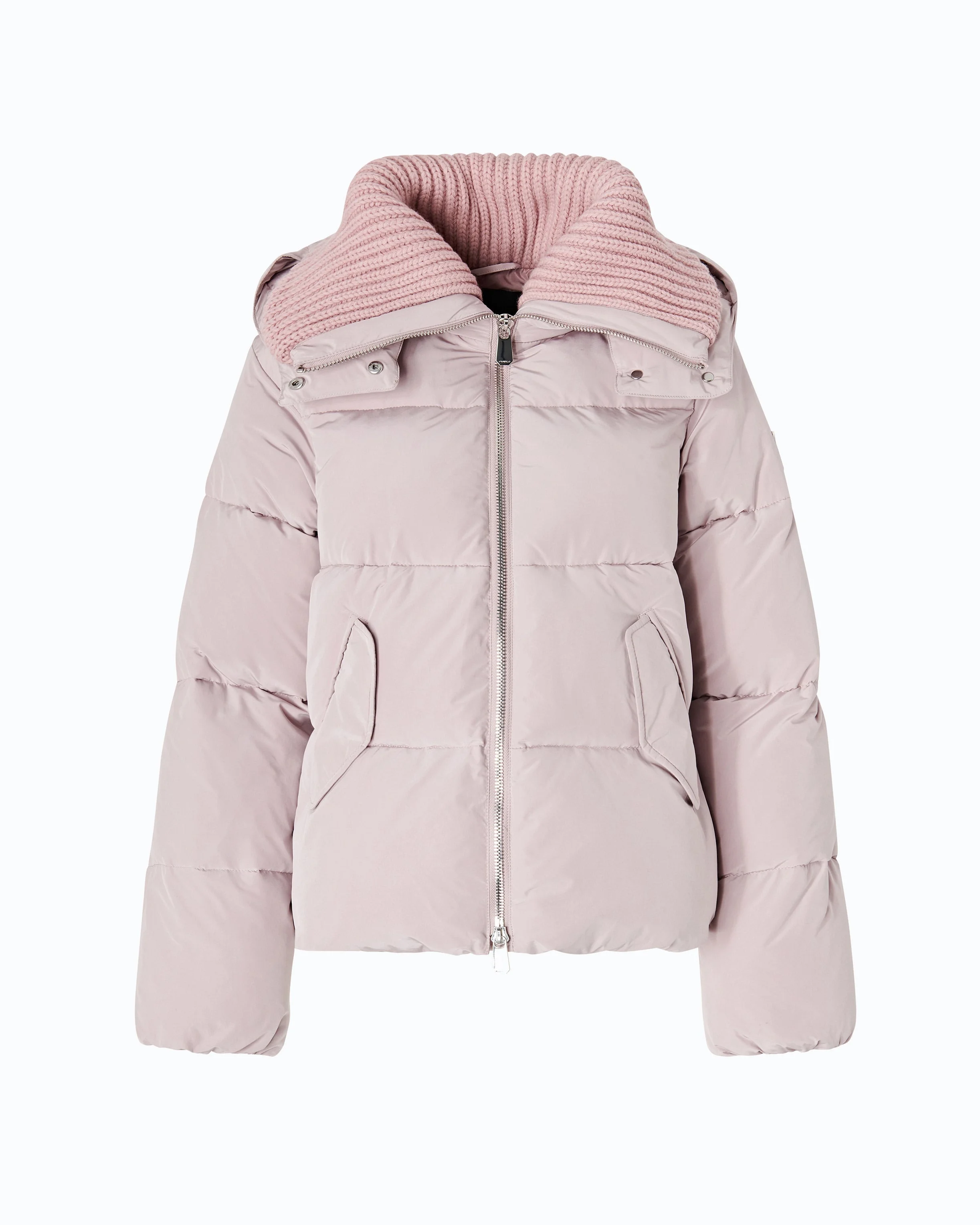 FLARED PEA COAT IN WATER-REPELLENT TECHNICAL CANVAS - 1
